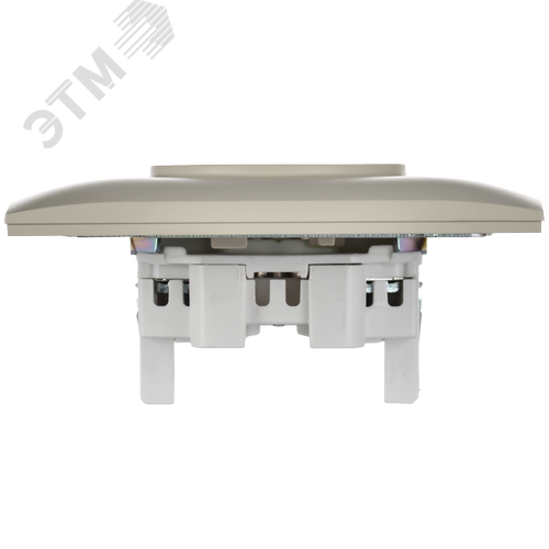 SKANDY Розетка 2-местная без заземления без защитных шторок 10А в сборе SK-R10B бежевый IEK - фото 2
