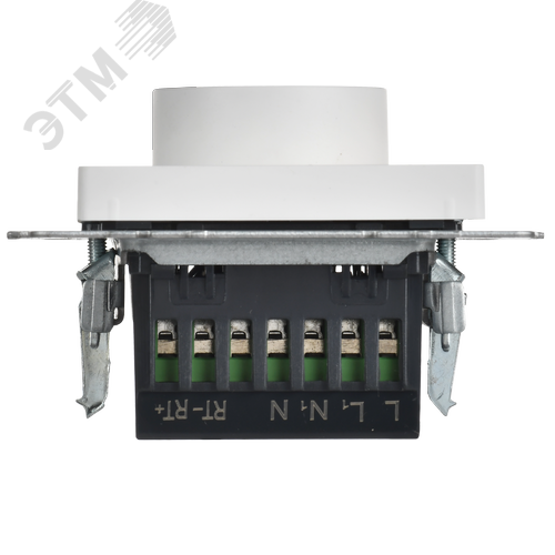 BRITE Термостат электронный с индикацией ТС10-1-БрАБ арктический белый IEK - фото 4