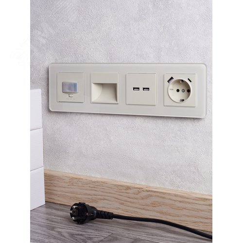 BRITE Подсветка LED встраиваемая ПЛ20-БрКр бежевый - фото 4