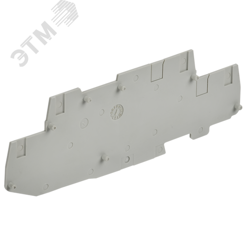 ARMAFIX Заглушка торцевая для клеммы CP-ML 2 уровневой с ножевым размыкателем 2,5мм2 серая IEK - фото 1