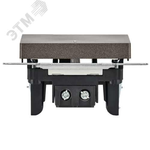 BRITE Выключатель одноклавишный с индикацией 10А ВС10-1-1-БрТБ темная бронза - фото 4