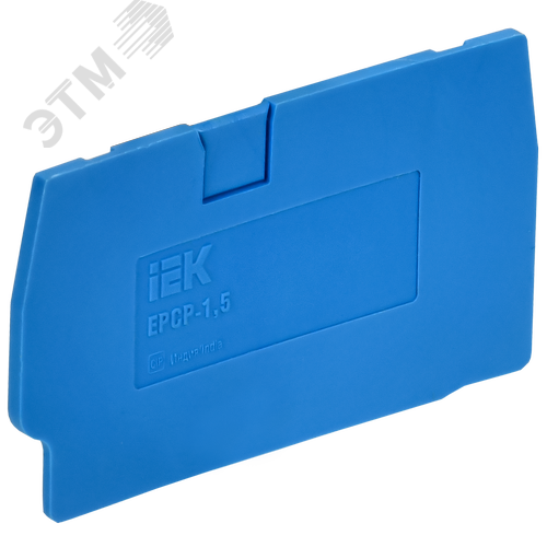 ARMAFIX Заглушка для колодки клеммной CP 1,5мм2 синяя IEK - фото 1