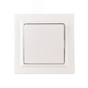 BRITE Выключатель одноклавишный 10А в сборе ВСР10-1-0-БрЖ жемчуг IEK - фото 2