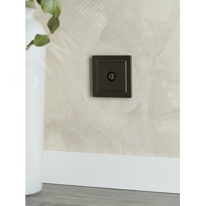 BRITE Рамка 1 пост РУ-1-БрТБ темная бронза - фото 7