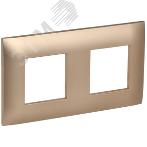 Изображение товара SKANDY Рамка 2-местная SK-F02Sa песочный IEK (шт)