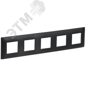 Изображение товара SKANDY Рамка 5-местная SK-F05Bl черный IEK (шт)