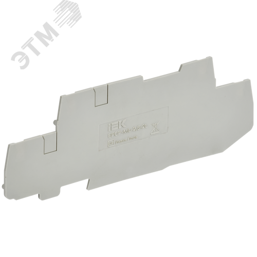 ARMAFIX Заглушка торцевая для клеммы CP-ML 2 уровневой с ножевым размыкателем 2,5мм2 серая IEK - фото 2