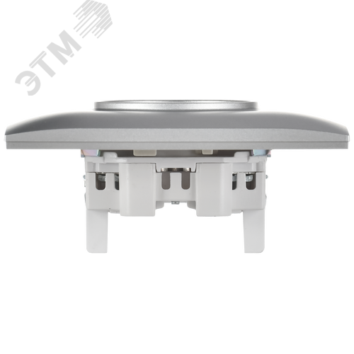 SKANDY Розетка 2-местная без заземления с защитными шторками 10А в сборе SK-R09S серебряный IEK - фото 3