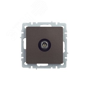 BRITE Розетка TV оконечная РТВ11-0-БрТБ темная бронза - фото 2