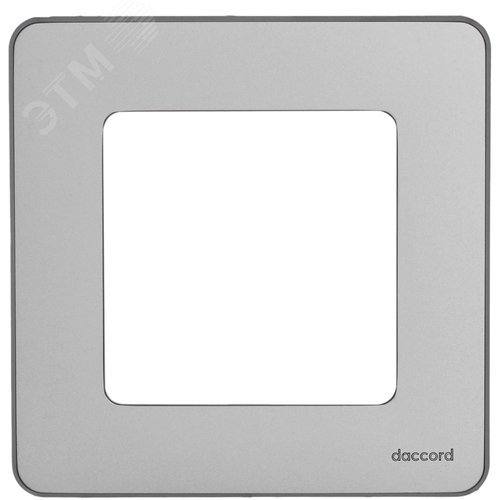 Рамка 1-местная алюминий INSPIRIA - фото 2