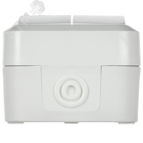 TORS Выключатель двухклавишный 10А IP55 TS305 белый IEK - фото 5