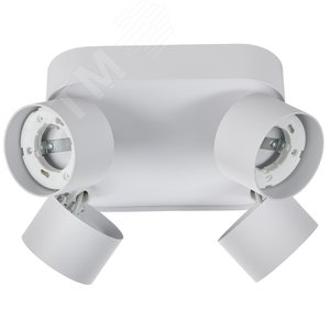 Светильник 4044 накладной потолочный под лампу 4хGX53 белый - фото 1