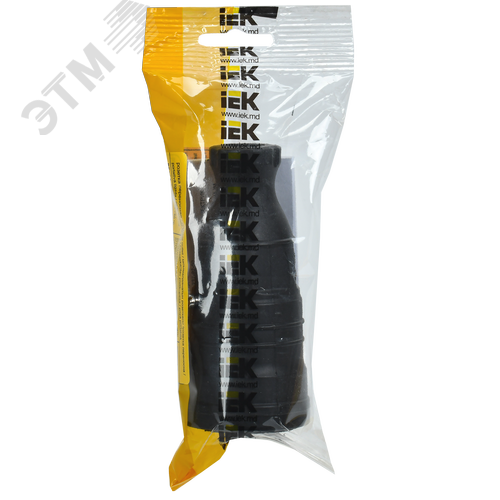 Розетка переносная РБп14-1-0м IP20 черная OMEGA - фото 2