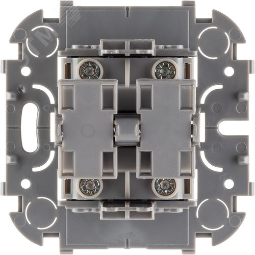 Выключатель 2-клавишный для открытой установки 10А белый QUTEO - фото 4