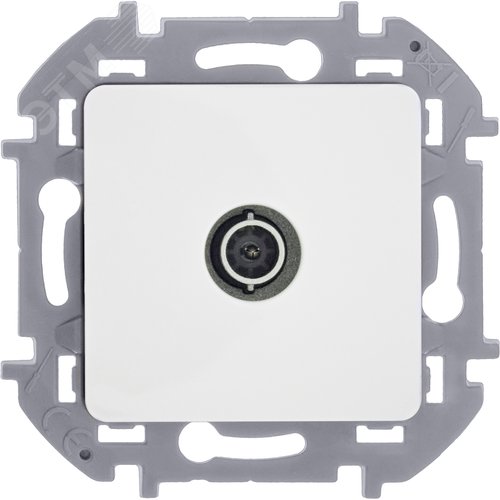 Розетка TV тип звезда белый INSPIRIA - фото 2