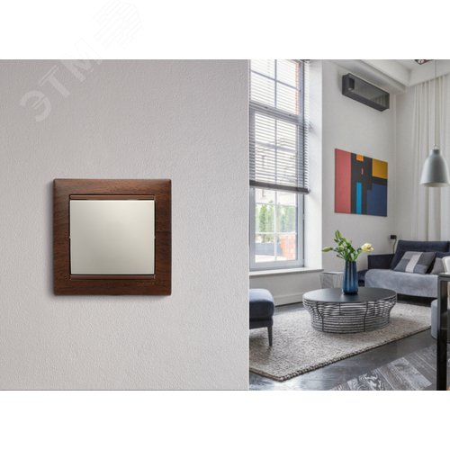 Выключатель 1-клавишный 10А безвинтовое крепление слоновая кость VALENA - фото 7