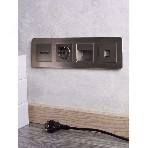 BRITE Подсветка LED встраиваемая ПЛ20-БрШ шампань - фото 8