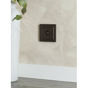 BRITE Розетка TV оконечная РТВ11-0-БрТБ темная бронза - фото 8