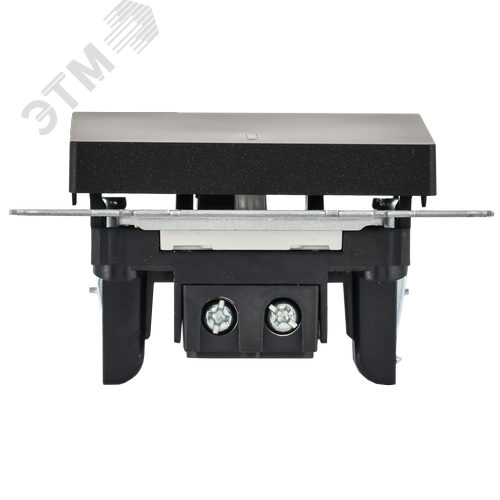 BRITE Выключатель одноклавишный с индикацией 10А ВС10-1-1-БрЧ черный - фото 4