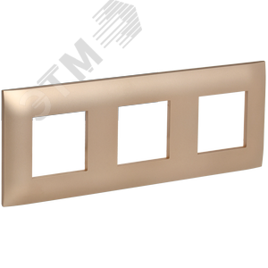 Изображение товара SKANDY Рамка 3-местная SK-F03Sa песочный IEK (шт)