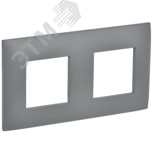 Изображение товара SKANDY Рамка 2-местная SK-F02Gr серый IEK (шт)