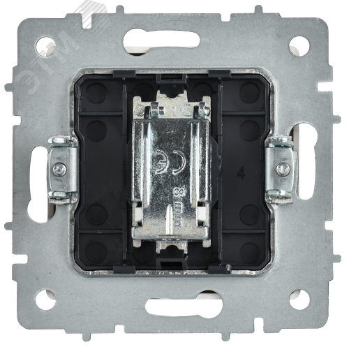 BRITE Розетка TV оконечная РТВ11-0-БрАБ арктический белый IEK - фото 2