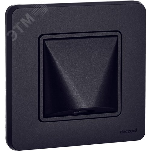 Вывод кабеля с зажимом для кабеля антрацит INSPIRIA - фото 5