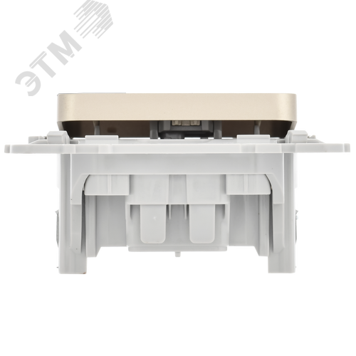 FLITE Выключатель 1-клавишный 10А ВС11-1-0-ФлШ шампань IEK - фото 4