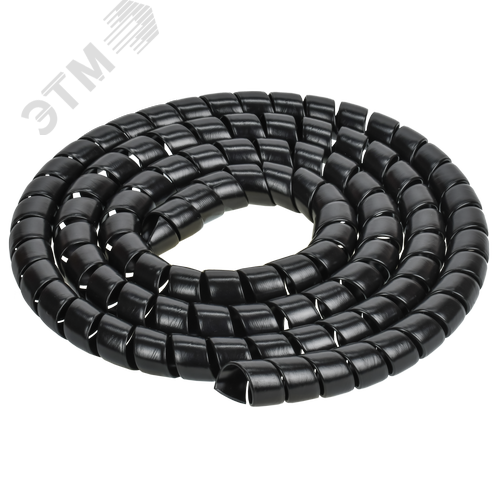 Изображение товара Спираль монтажная СПГ-25 черная (2м/упак) IEK (упак)