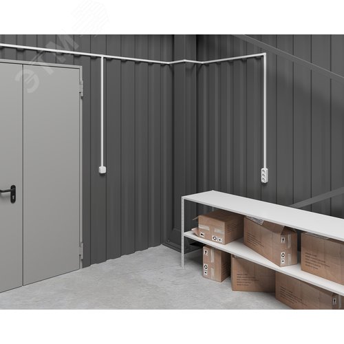 Выключатель 2-клавишный для открытой установки 10А белый QUTEO - фото 5