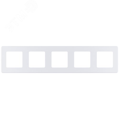 Рамка 5-местная жемчуг INSPIRIA - фото 1