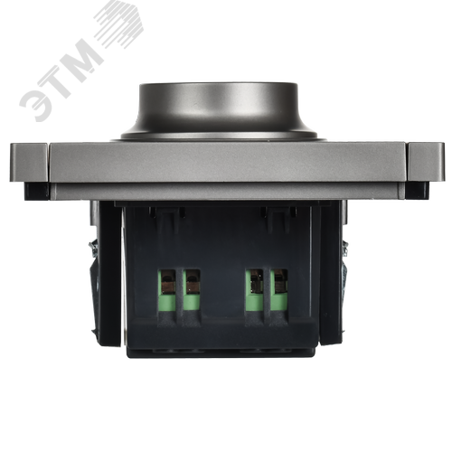 FORTE&PIANO Светорегулятор поворотно-нажимной 600Вт FP554 сталь IEK - фото 4