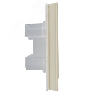 BRITE Рамка 2 поста IP44 РУ-2-БрКр-44 бежевый - фото 3