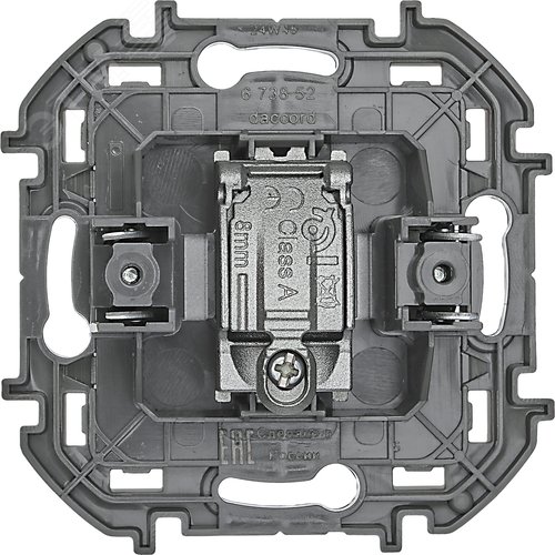 Розетка TV тип звезда алюминий INSPIRIA - фото 2
