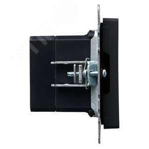 BRITE Розетка USB A+A 3.1А РЮ10-1-БрГ графит - фото 3