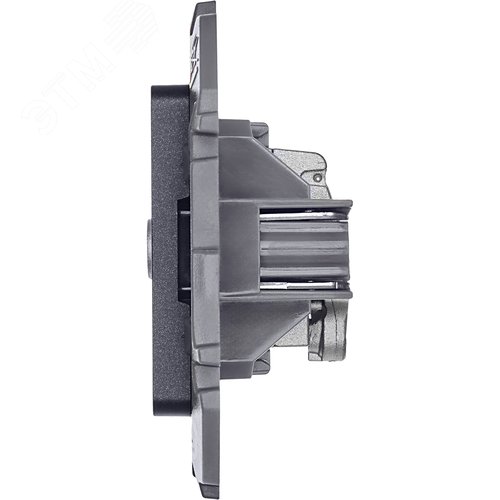 Розетка TV оконечная антрацит INSPIRIA - фото 6