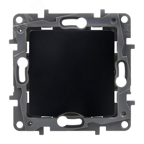 Вывод кабеля с зажимом для кабеля антрацит ETIKA - фото 2