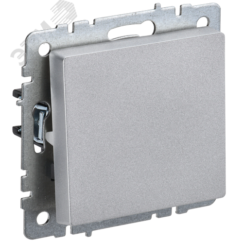 Изображение товара BRITE Выключатель одноклавишный 10А ВС10-1-0-БрА алюминий (шт)