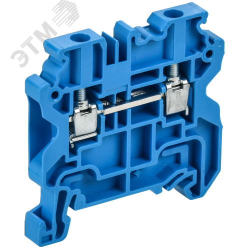 Изображение товара ARMAFIX Колодка клеммная CY4BU винтовая 4мм2 проходная синяя Ex IEK (шт)