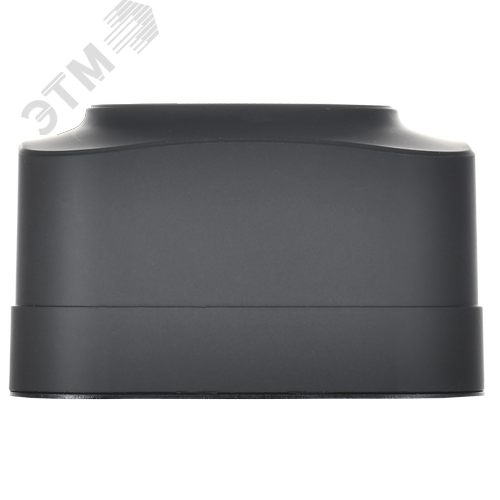 GLORY Розетка 1-местная для открытой установки без заземления без защитных шторок 10А РС20-2-ХЧм черный матовый IEK - фото 2