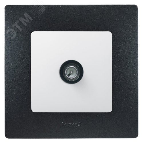 Розетка TV оконечная белый ETIKA - фото 4