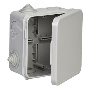 Изображение товара Коробка распределительная КМ 100х100х50мм о/к IP54 4 вв. (7035) GENERICA (шт)