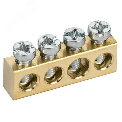 Изображение товара TEKFOR Шина нулевая сечение 6х9 4 отв. IEK (шт)