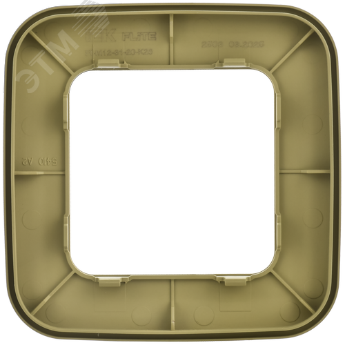 FLITE ARTISTIC Рамка 1-местная РУ-1-А-ФлО оливковый IEK - фото 4