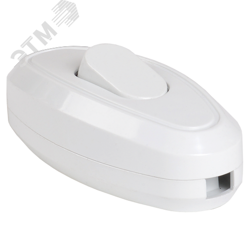 Изображение товара Выключатель одноклавишный разборный для бра ВБ-01Б белый (шт)