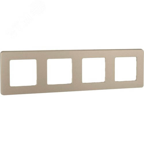 Рамка 4-местная шампань INSPIRIA - фото 1