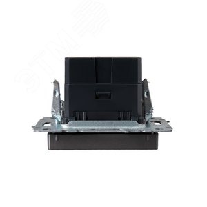 BRITE Розетка USB A+A 3.1А РЮ10-1-БрС сталь - фото 5