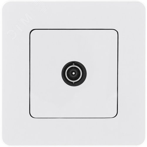 Розетка TV проходная белый INSPIRIA - фото 2