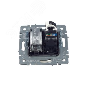 BRITE Розетка двойная TV+RJ45 кат.5E РТВ/РК12-БрЖ жемчуг - фото 5