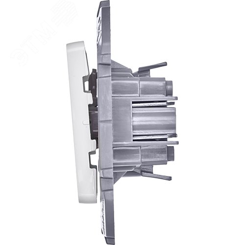 Выключатель 1-клавишный 10АХ безвинтовое крепление белый INSPIRIA - фото 4